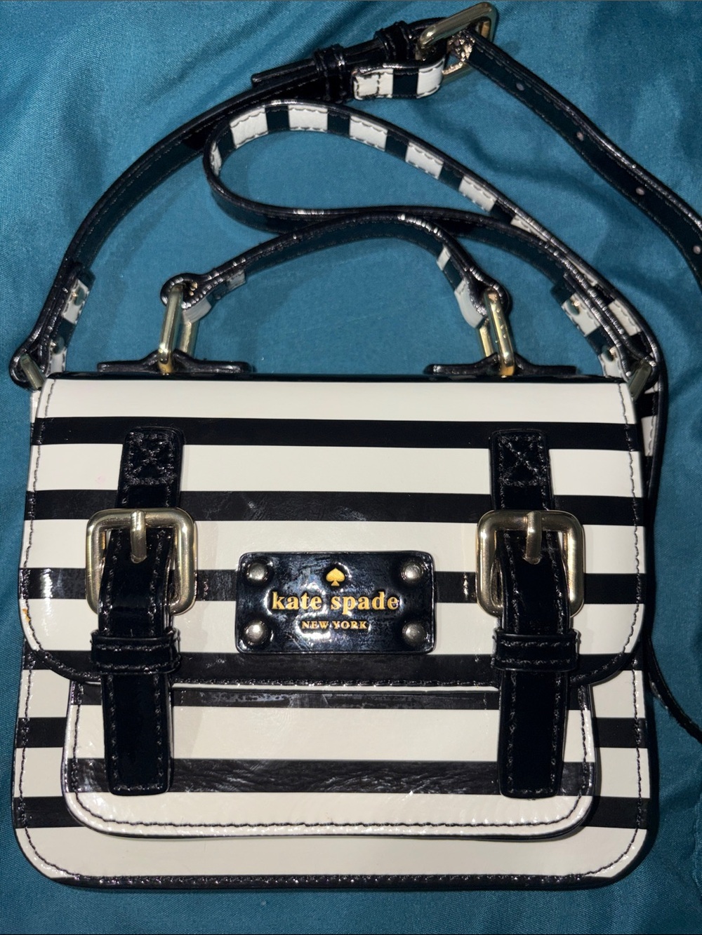 Kate Spade Striped Crossbody purse